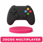 Controle de videogame representando os jogos desenvolvidos para o Metaverso pela Casa Mais.