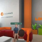 Reunião virtual da Casa Mais no Metaverso, com destaque para o case Meetings em reportagem do portal ABC da Comunicação