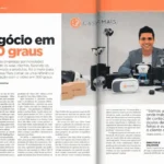 Matéria na revista Gestão & Negócios sobre a Agência Casa Mais e sua atuação com vídeos em 360 graus e tecnologias imersivas