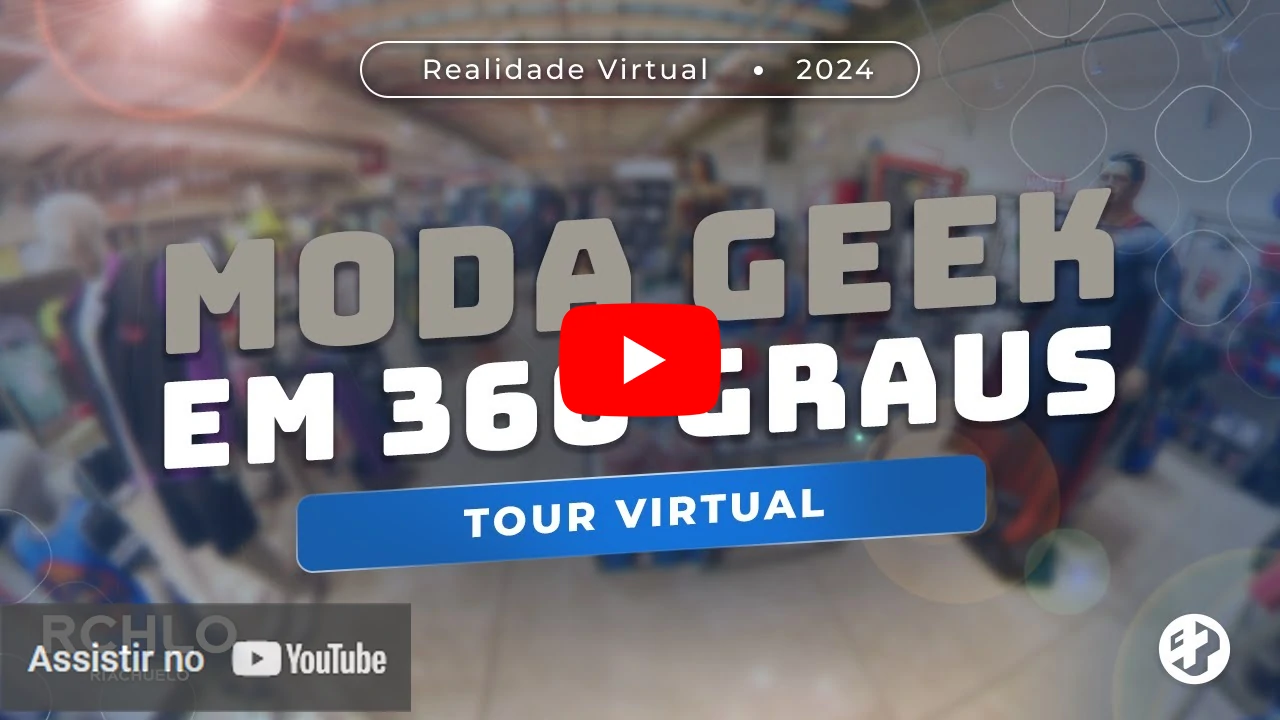 Capa do vídeo Moda Geek em 360 graus da Riachuelo com tour virtual em realidade virtual