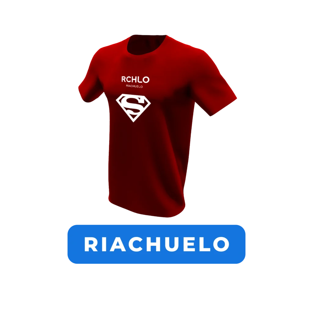 Tour virtual em 3D da loja Geek da Riachuelo com camiseta do Superman.