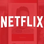 Miniatura de projeto em realidade aumentada para a Netflix, com logotipo branco centralizado sobre fundo vermelho característico da marca.