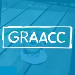 Miniatura de jogo em realidade aumentada desenvolvido para o GRAACC, com logotipo branco centralizado sobre fundo azul.